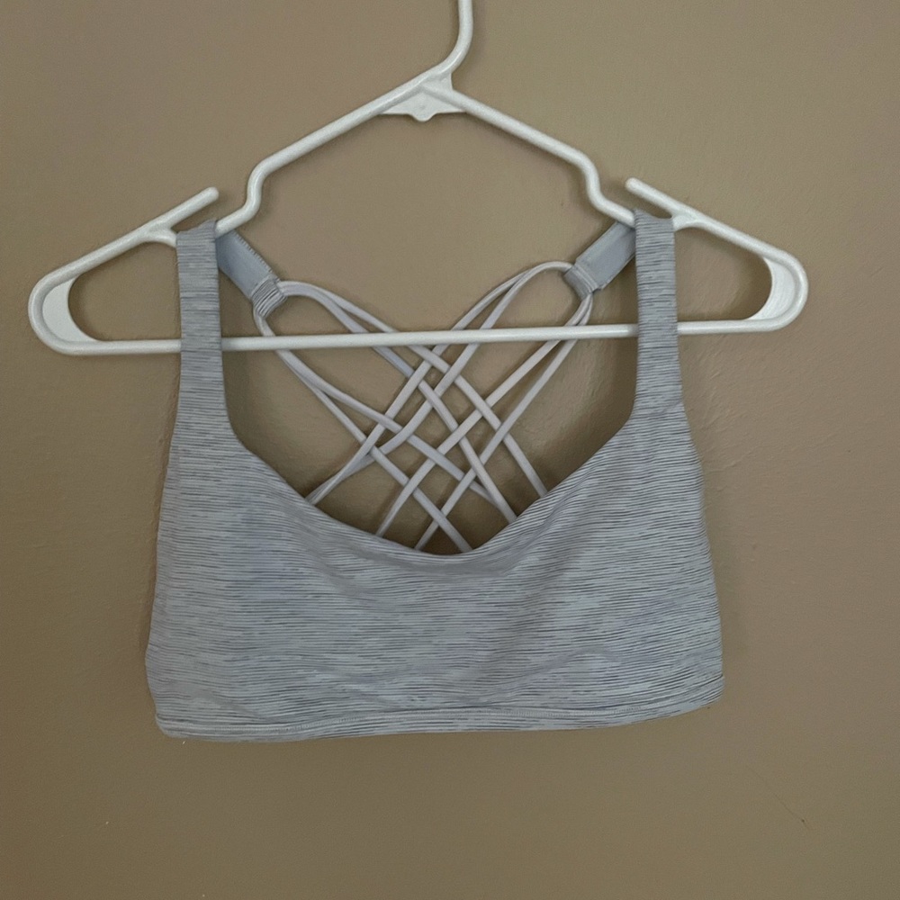 Lululemon sports bra in blue, sz 12.